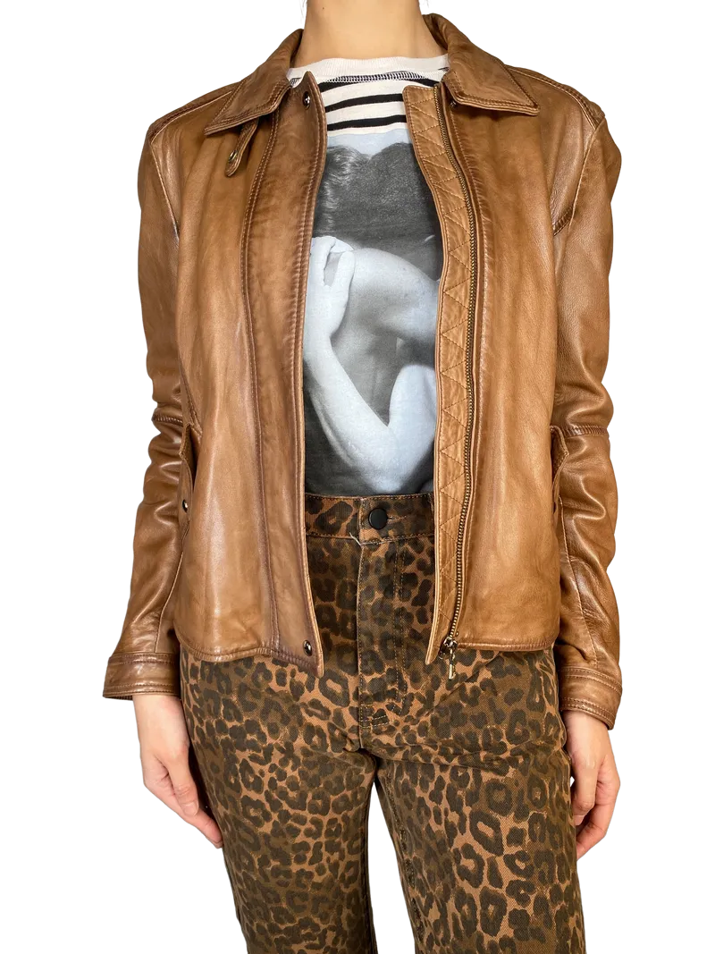 MASSIMO DUTTI Chaqueta Cuero