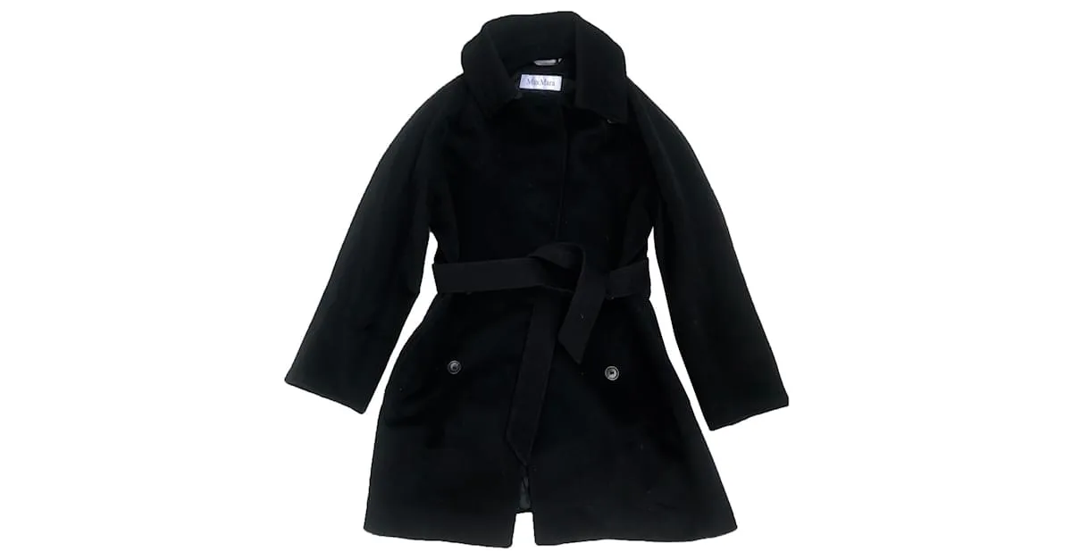 Max Mara Abrigos, Ropa de calle Negro 