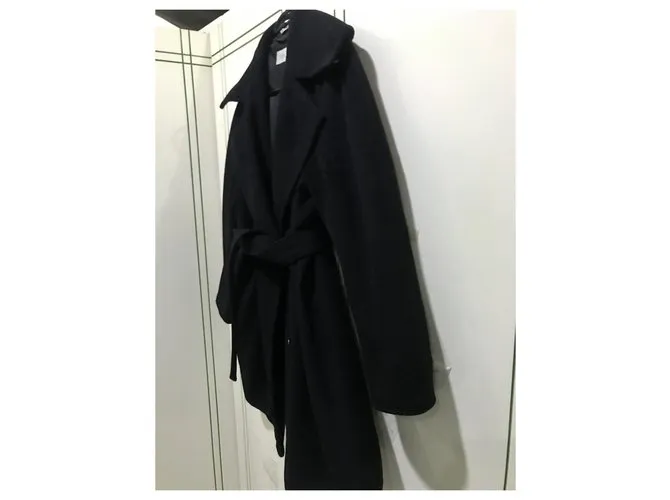 Max Mara Abrigos, Ropa de calle Negro 
