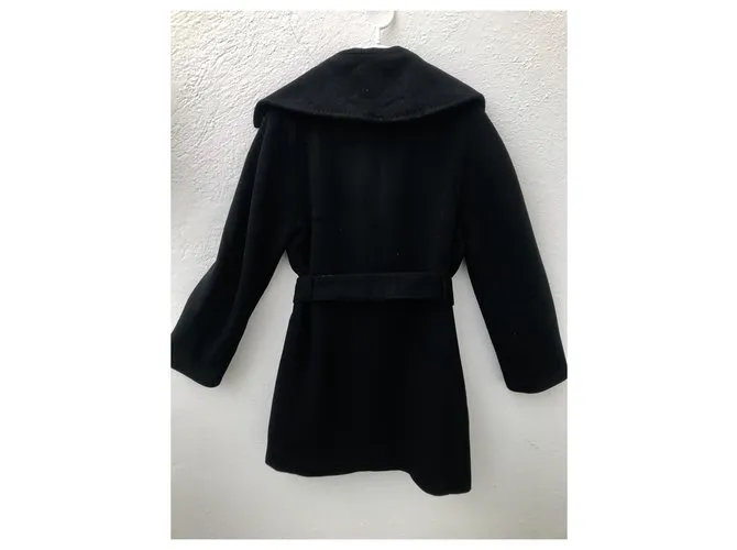 Max Mara Abrigos, Ropa de calle Negro 