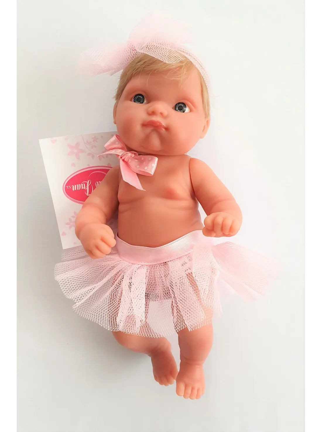 MUFLY RUBIA FALDA ROSA  MUñECAS ANTONIO JUAN