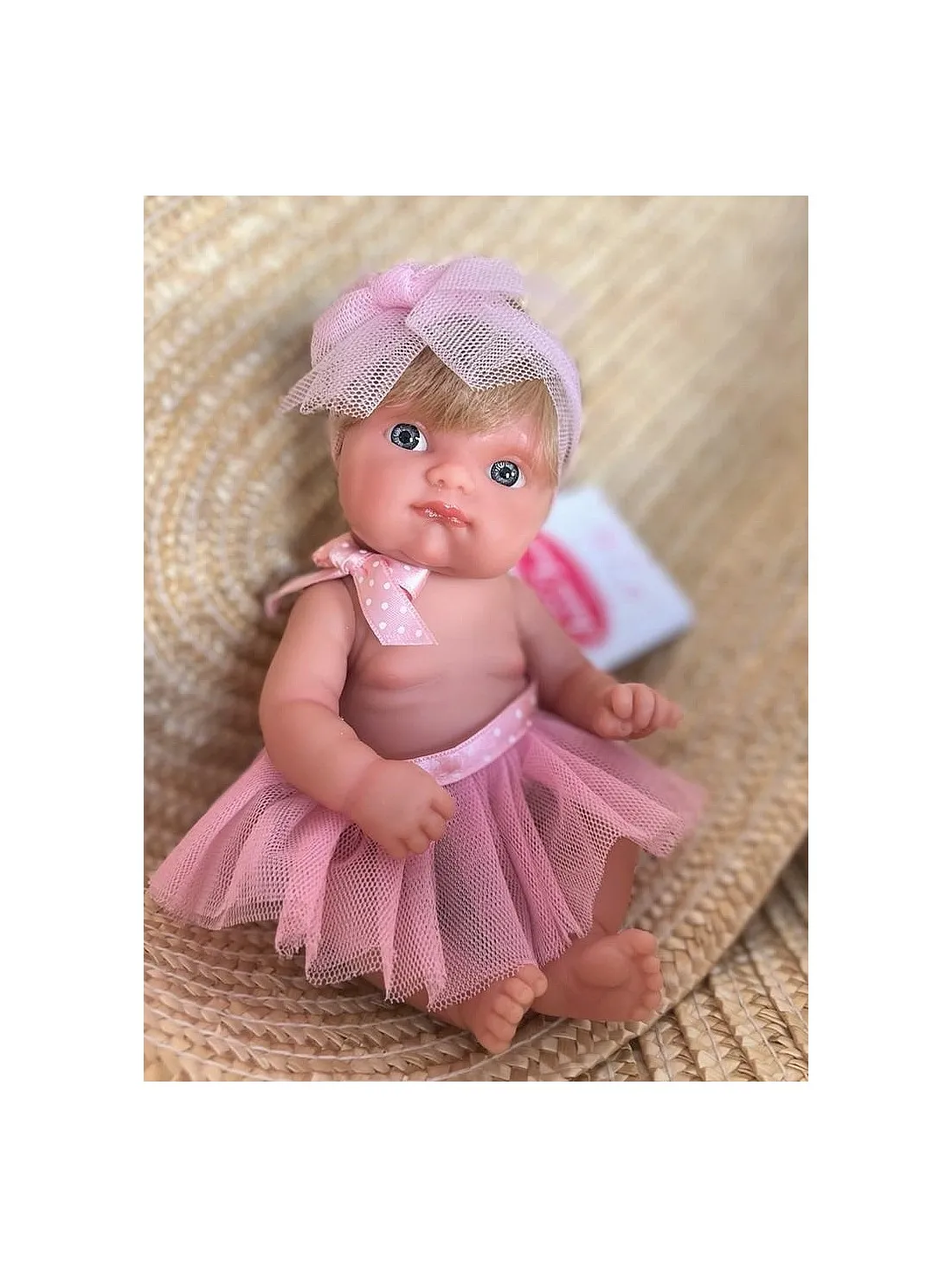 MUFLY RUBIA FALDA ROSA  MUñECAS ANTONIO JUAN