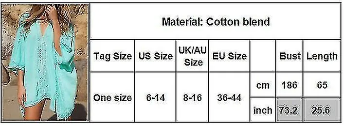 Mujer Holiday Beach Bikini Cover Up Kaftan Encaje Crochet Kimono Vestido Tops Largos