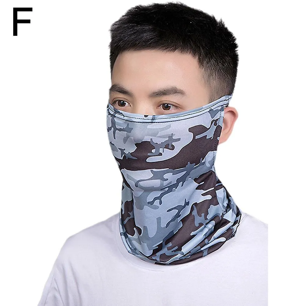 Neck Gaiter Face Mask Cover Headband Ice Silk Balaclava Bandanas UV Protection
