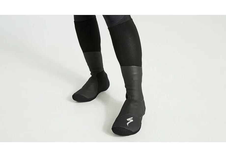 NEOPRENE TALL SHOE COVER BLK M/L