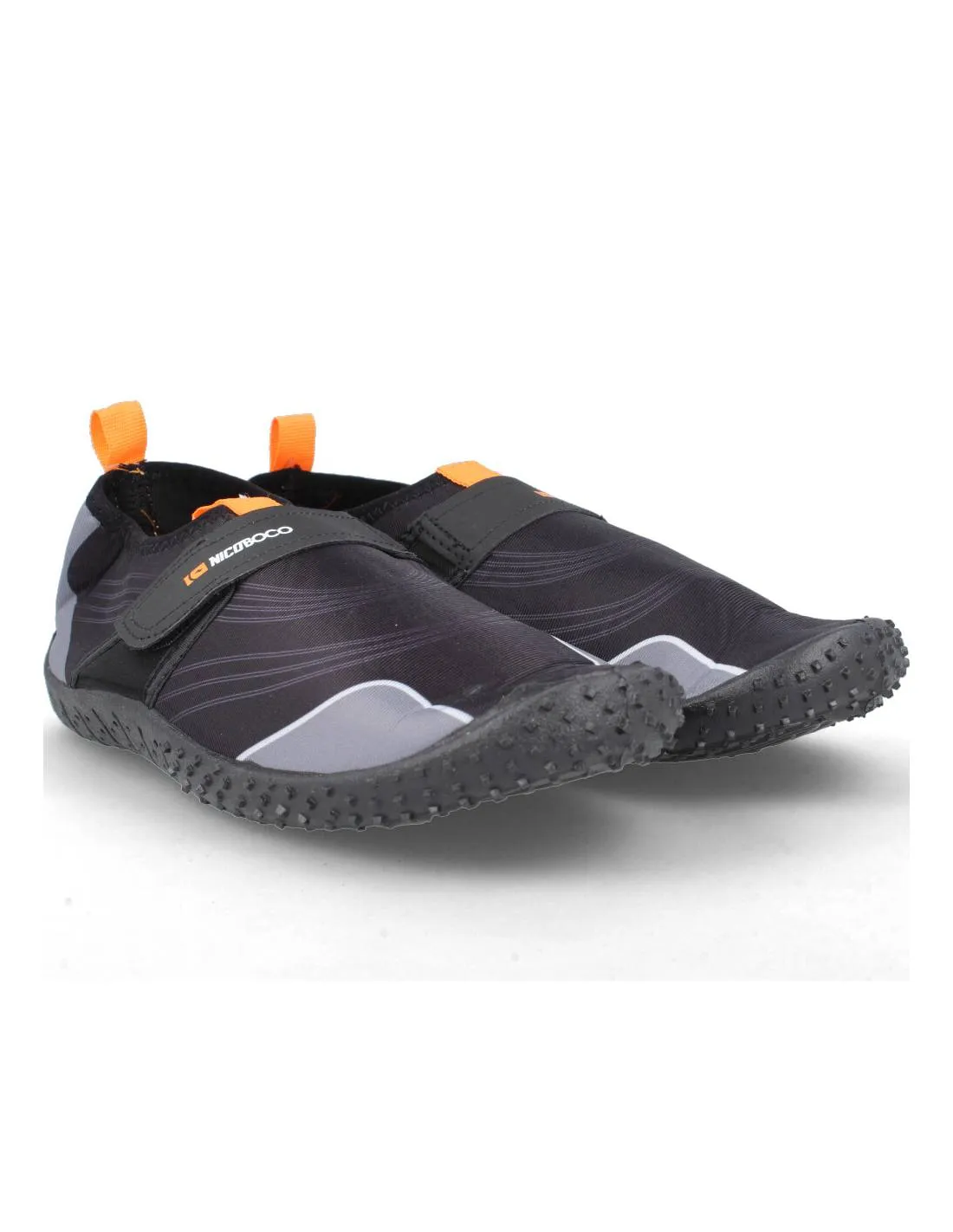 NICOBOCO  ESCARPíN RESS VELCRO NEGRO