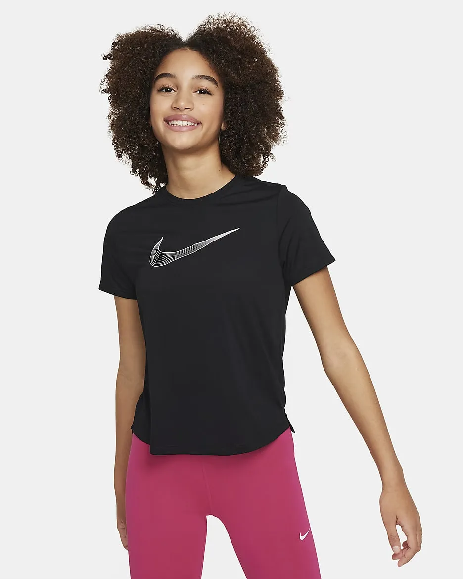 NIKE ONE CAMISETA DE ENTRENAMIENTO DE MANGA CORTA DRIFIT  NIñA