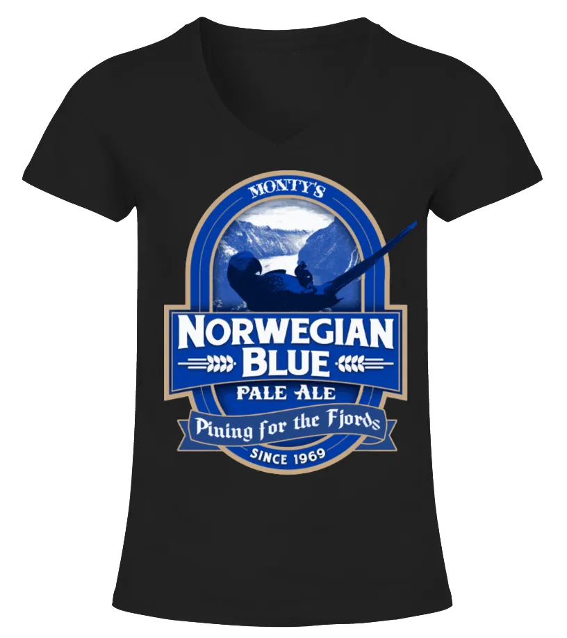Norwegian Blue Ale Camiseta cuello pico Mujer
