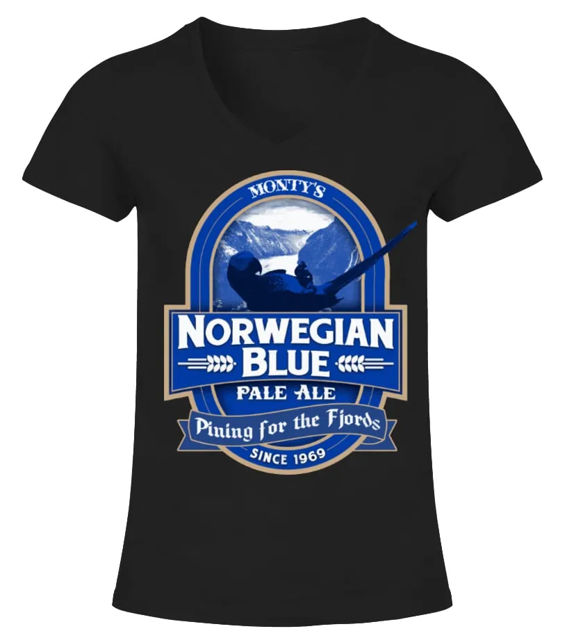 Norwegian Blue Ale Camiseta cuello pico Mujer