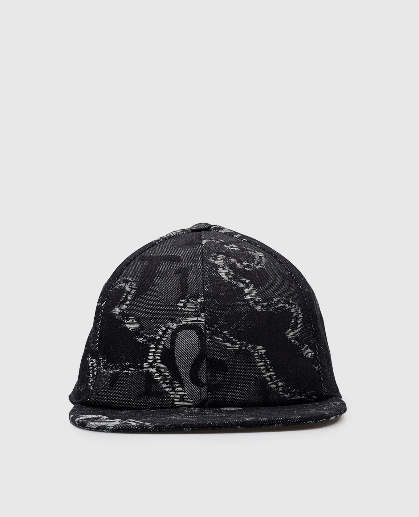 OFFWHITE BLUE CAP IN A WOVEN PATTERN