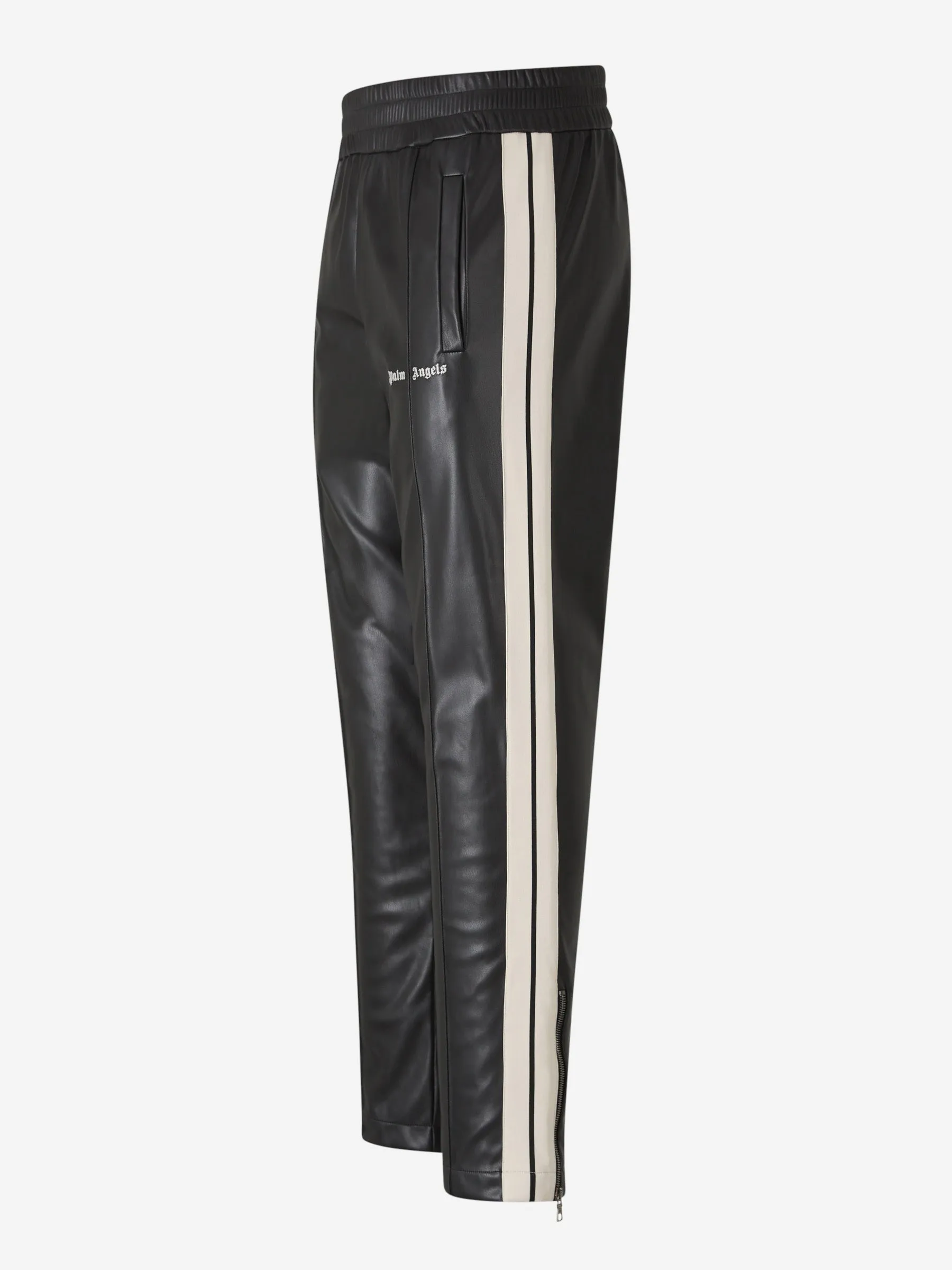 Palm Angels Joggers Franja Contraste Piel