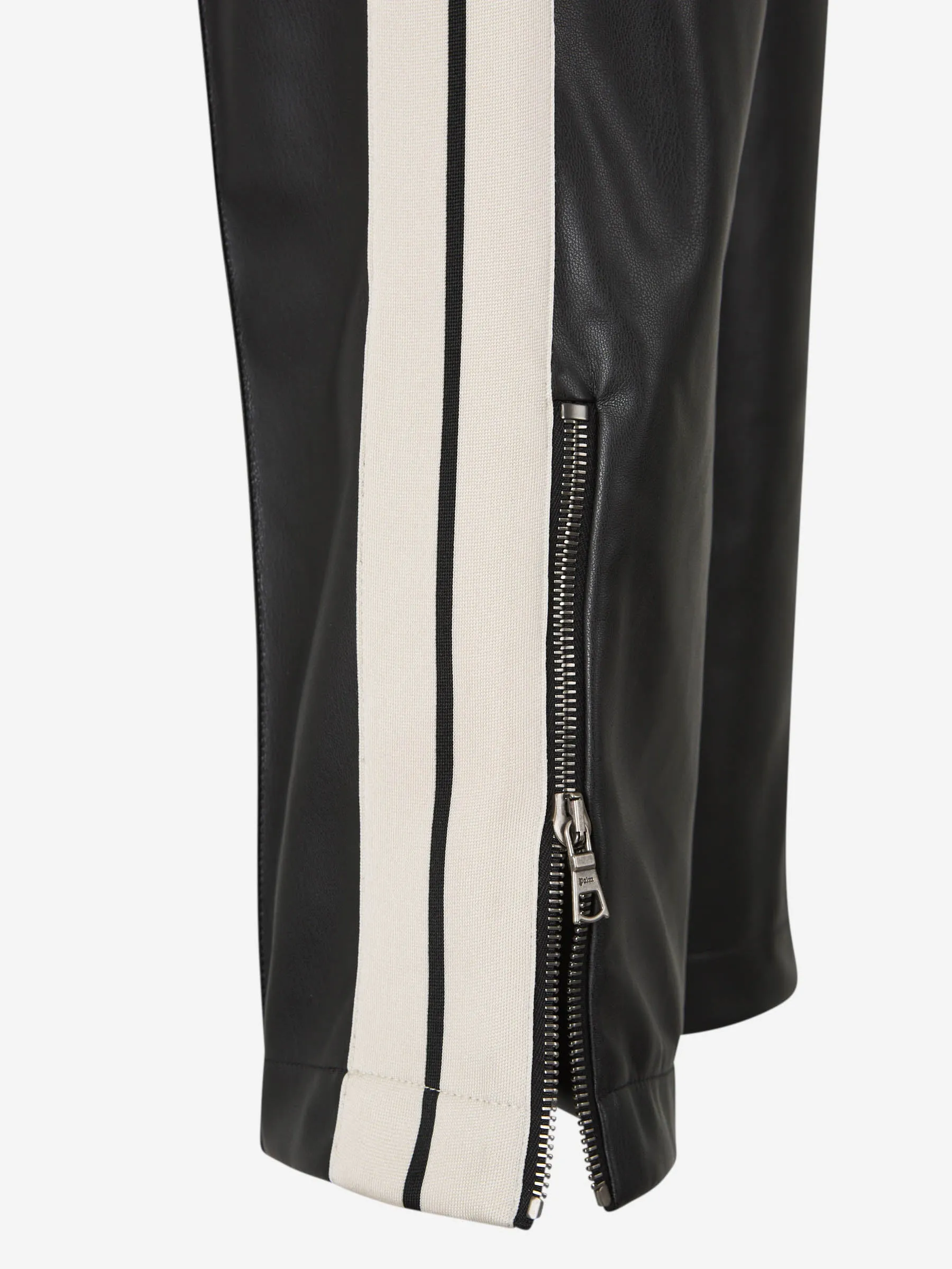 Palm Angels Joggers Franja Contraste Piel