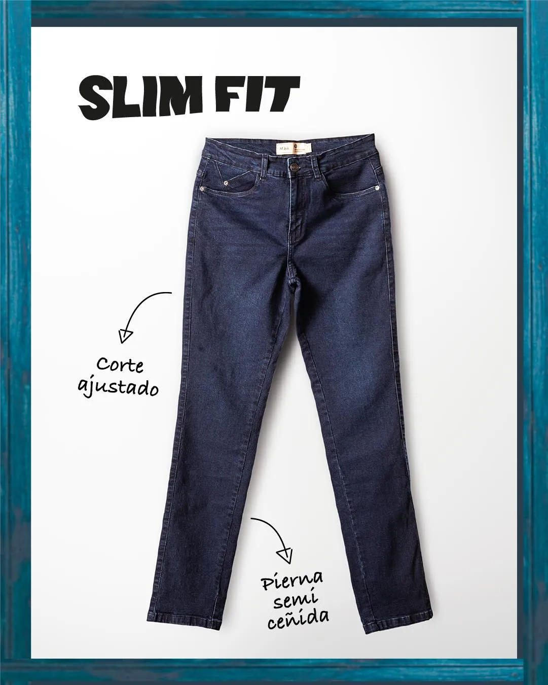 PANTALON DENIM SLIM FIT GRIS PV25
