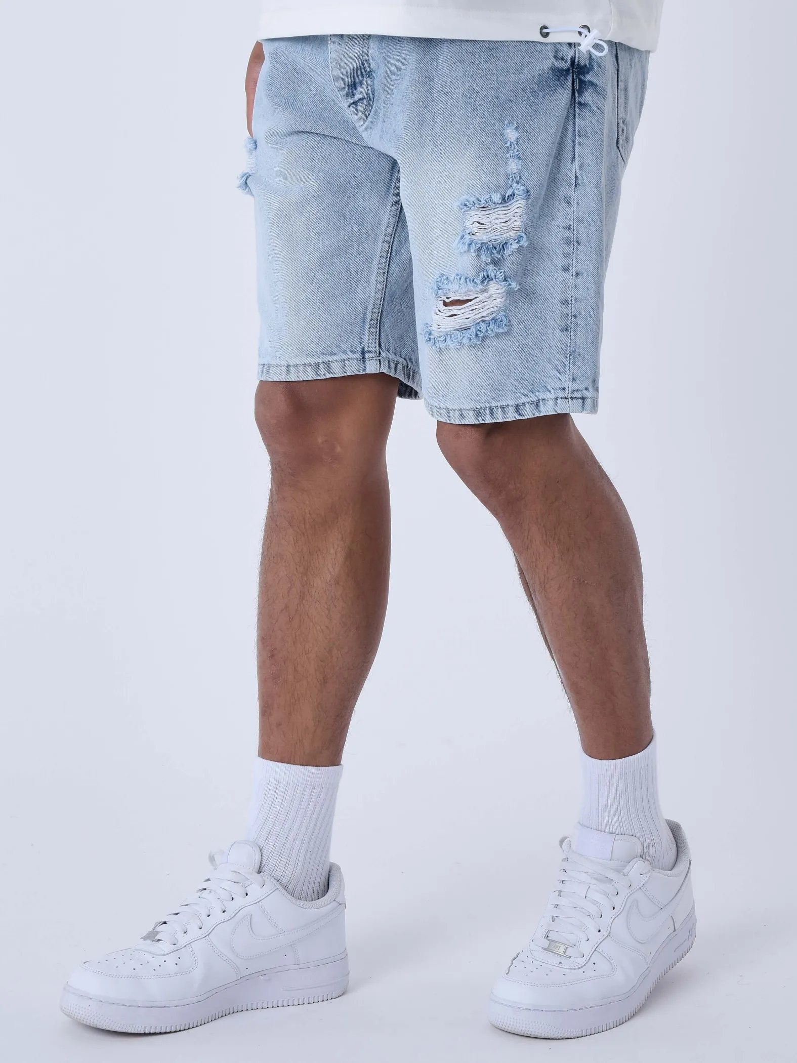 Pantalones cortos jeans rotos