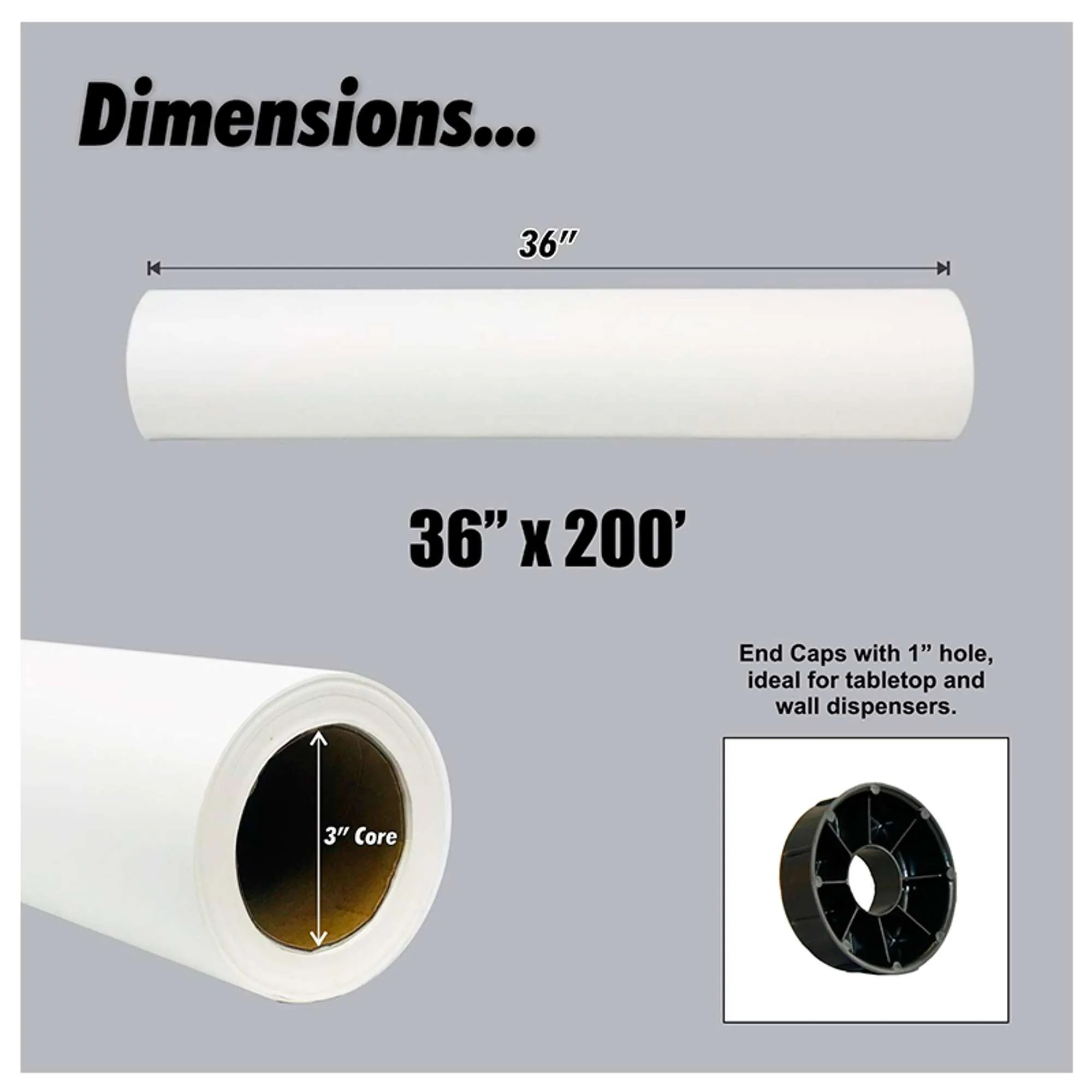 Papel Manila Rollo 36" x 200'
