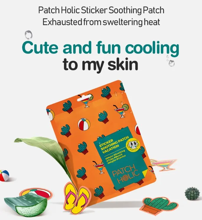 Parches Patch Holic Sticker Soothing Patch Vacation 12g