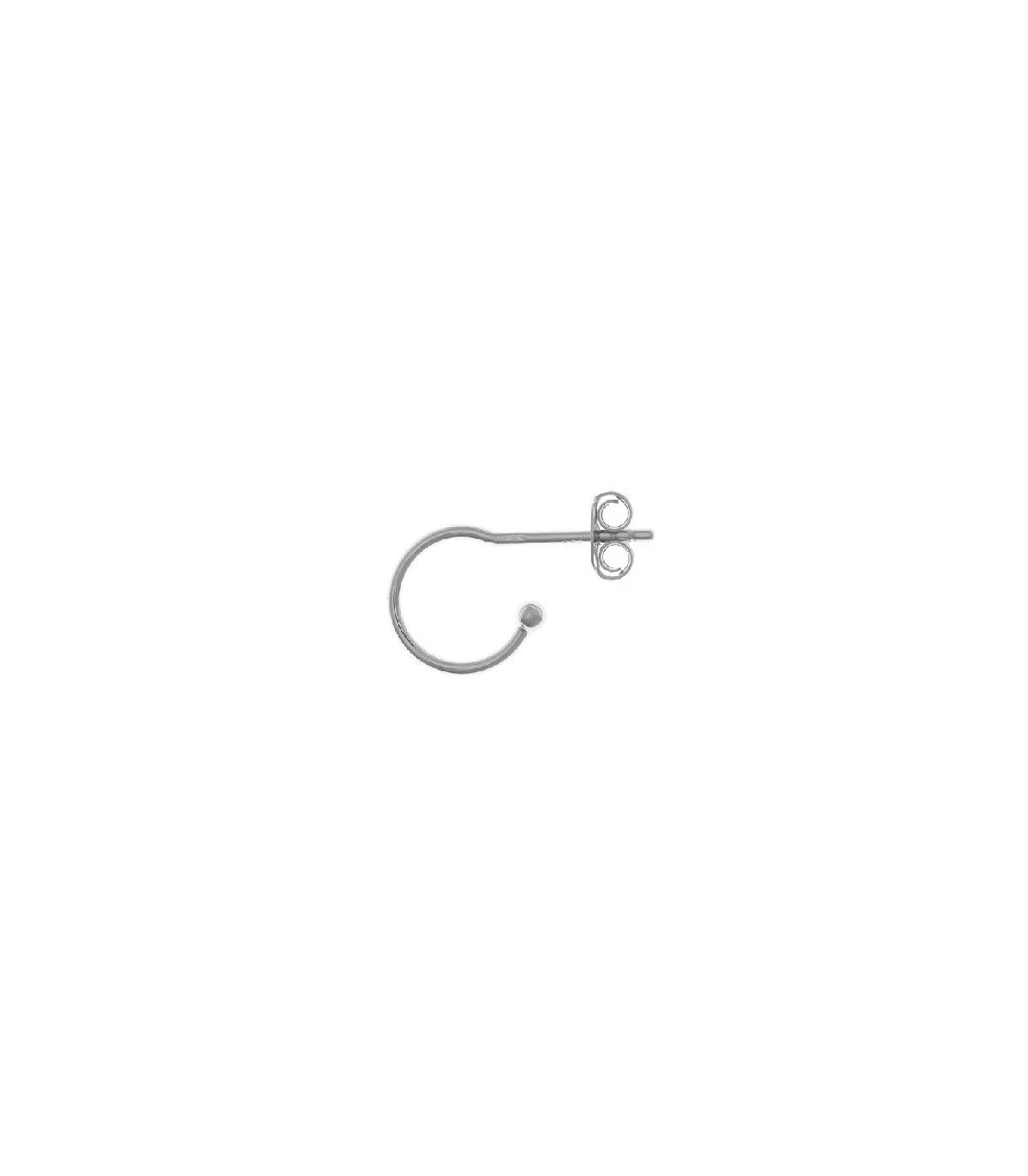 PENDIENTE PLATA RODIO ARO  213CH003