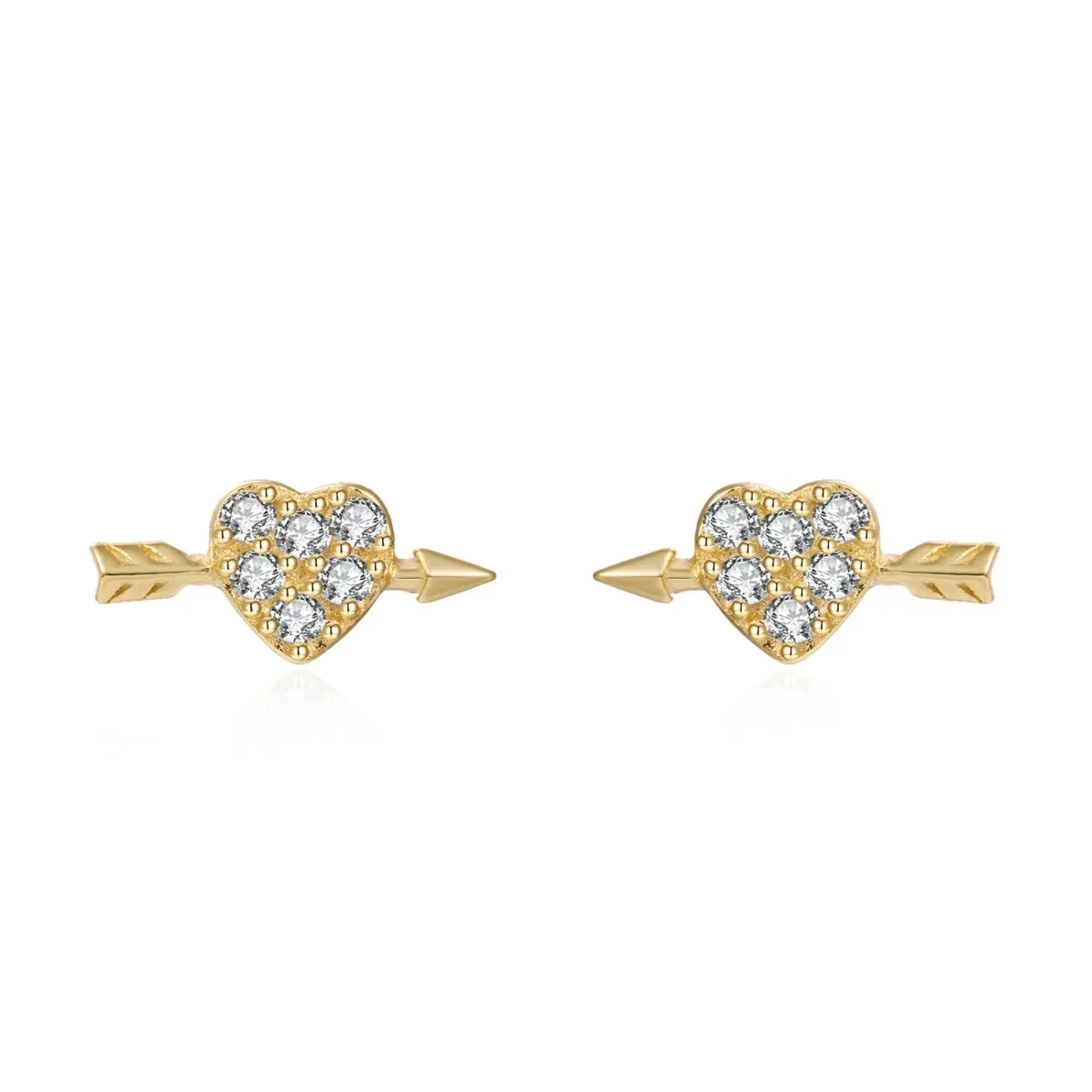 Pendientes Corazón Circonita