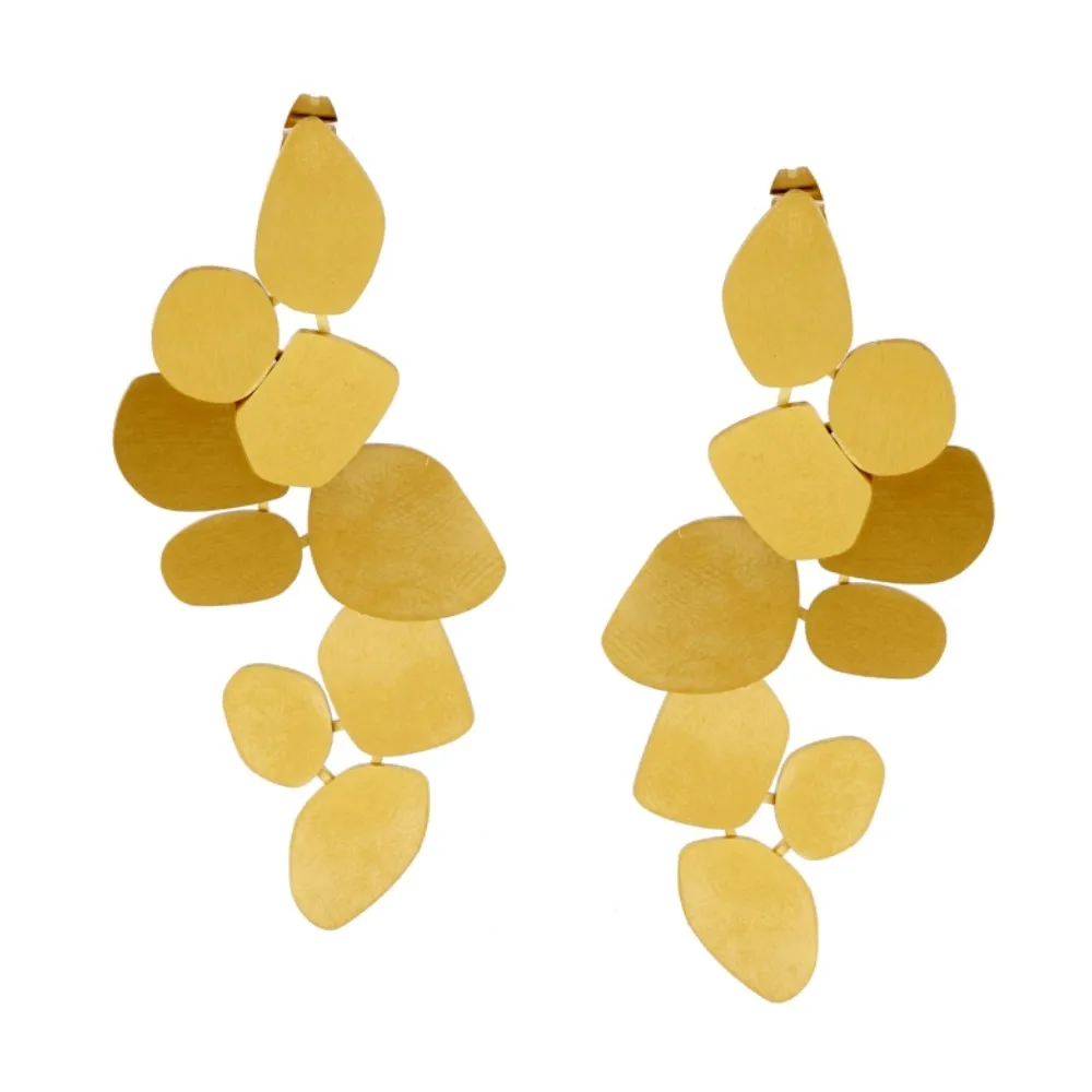 Pendientes Leaves Oro (PAR)