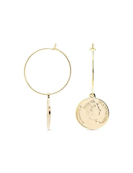 pendientes luxenter leeste  dorado