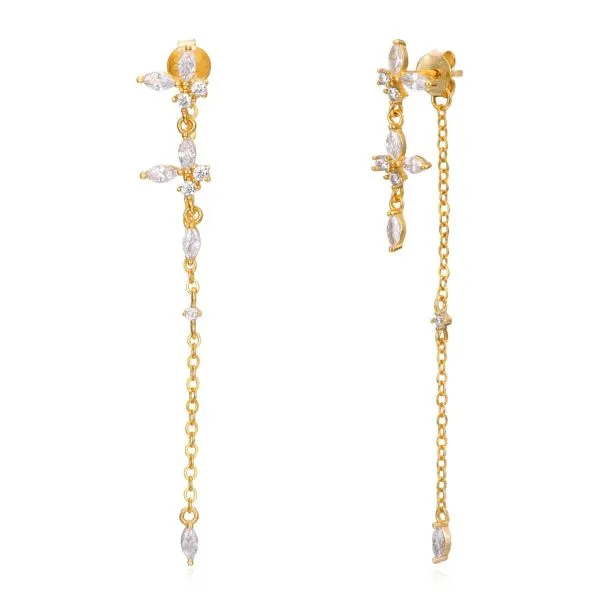 Pendientes Mariposa Cadena