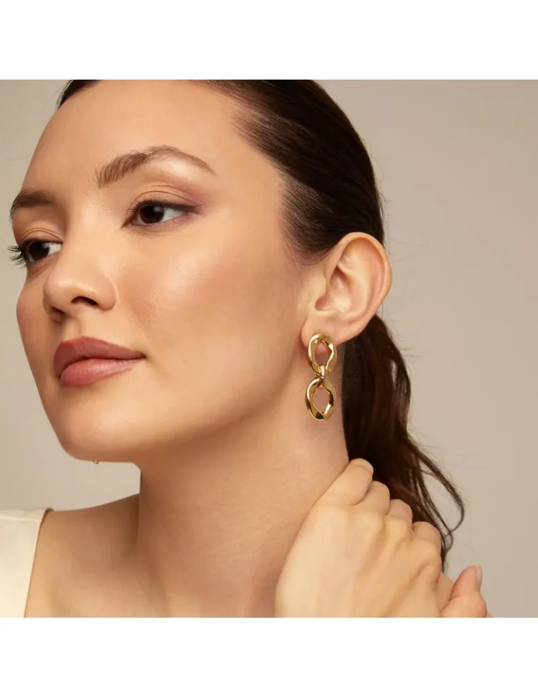 Pendientes Uno de 50 Groovy Dorados