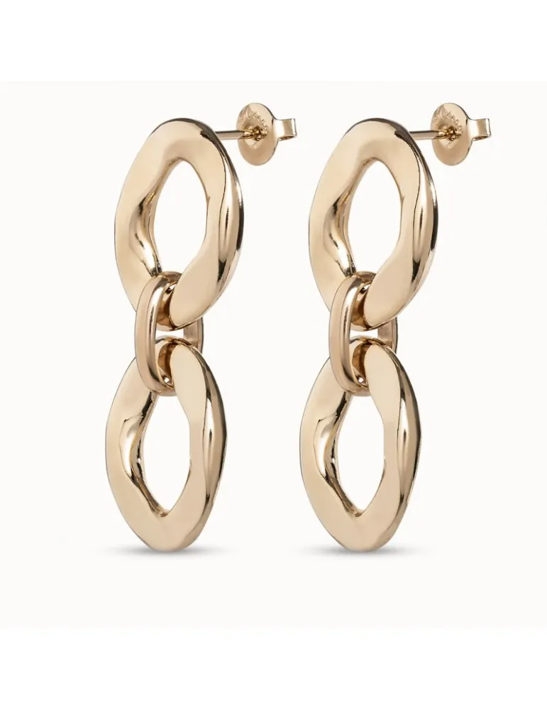Pendientes Uno de 50 Groovy Dorados