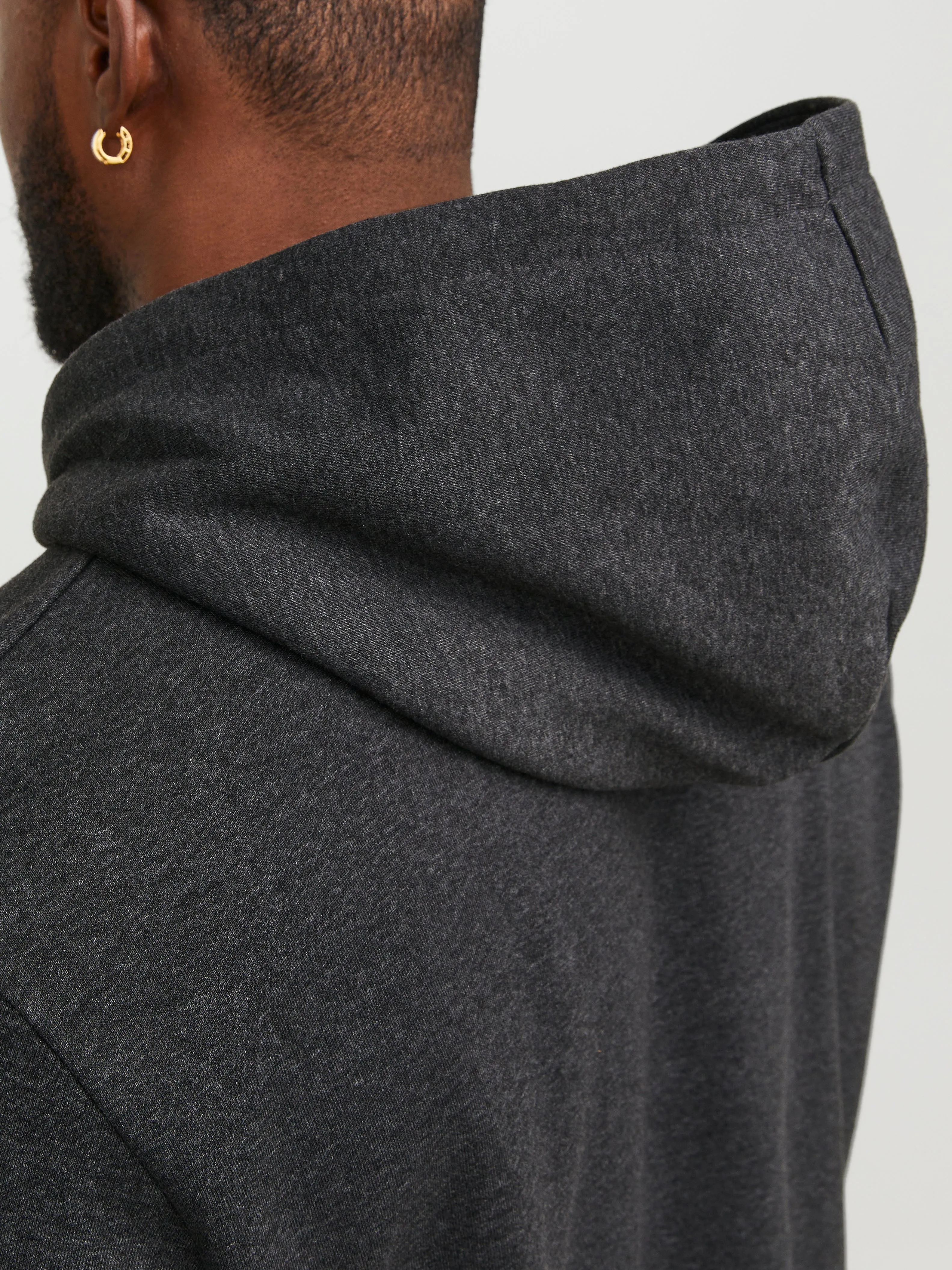 Plus Sudadera con capucha Logotipo | Gris oscuro | Jack & Jones®