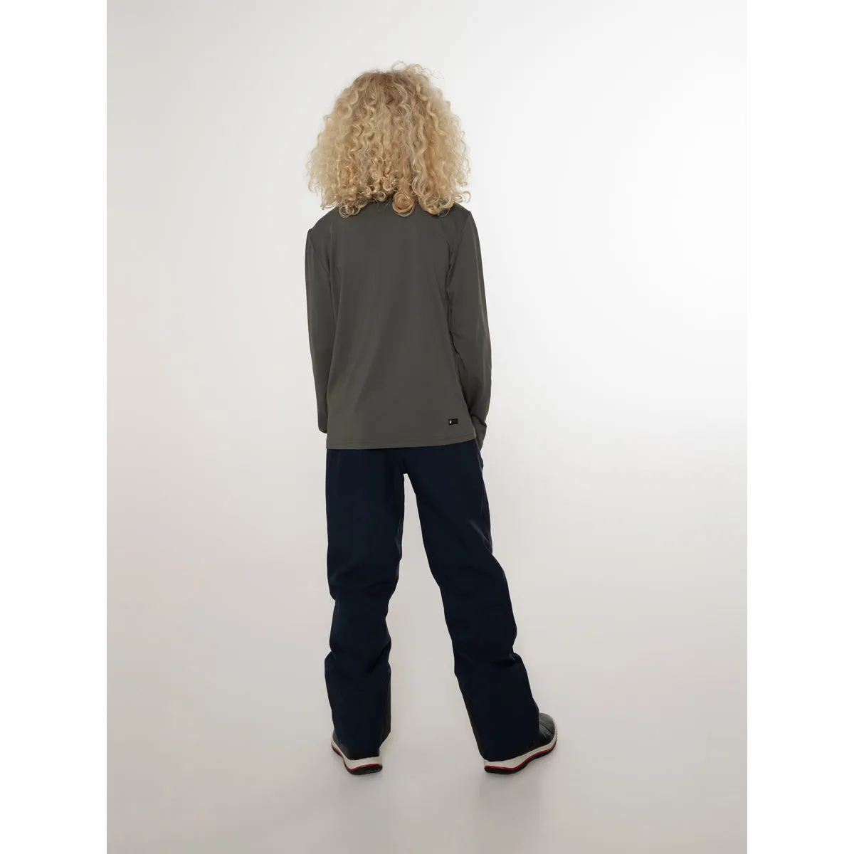 Polar Niños Willowy Jr 1/4 Zip Top Protest Marrón