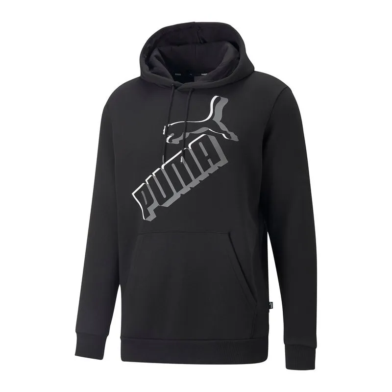 Polera Urbano Hombre Puma Ess+ Big Logo Hoodie Fl