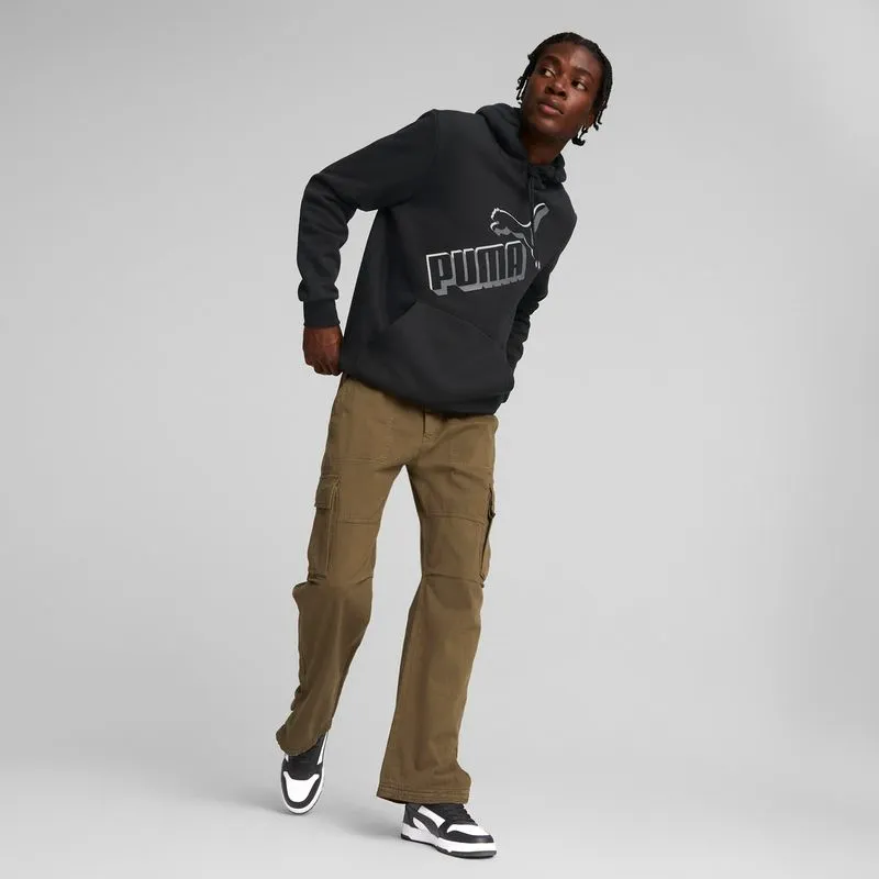 Polera Urbano Hombre Puma Ess+ Big Logo Hoodie Fl