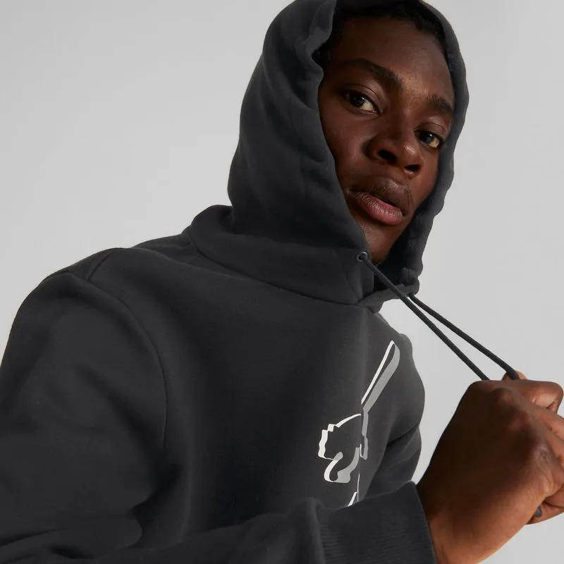 Polera Urbano Hombre Puma Ess+ Big Logo Hoodie Fl