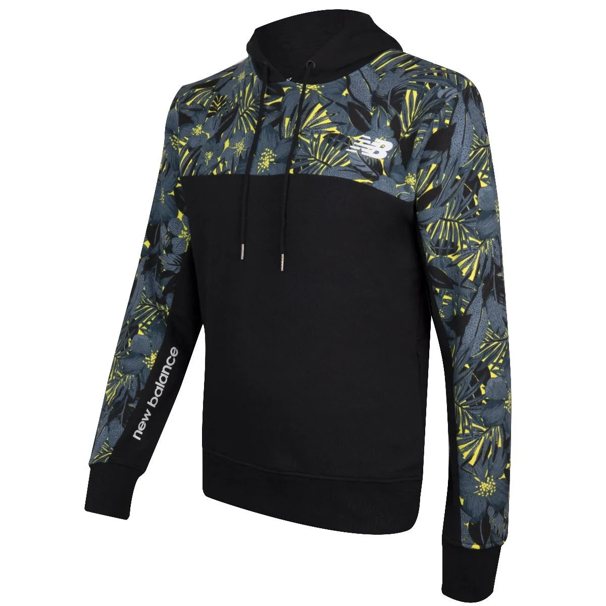 Polerón Hombre New Balance Essentials Stacked Po Hoodie Sumer Negro