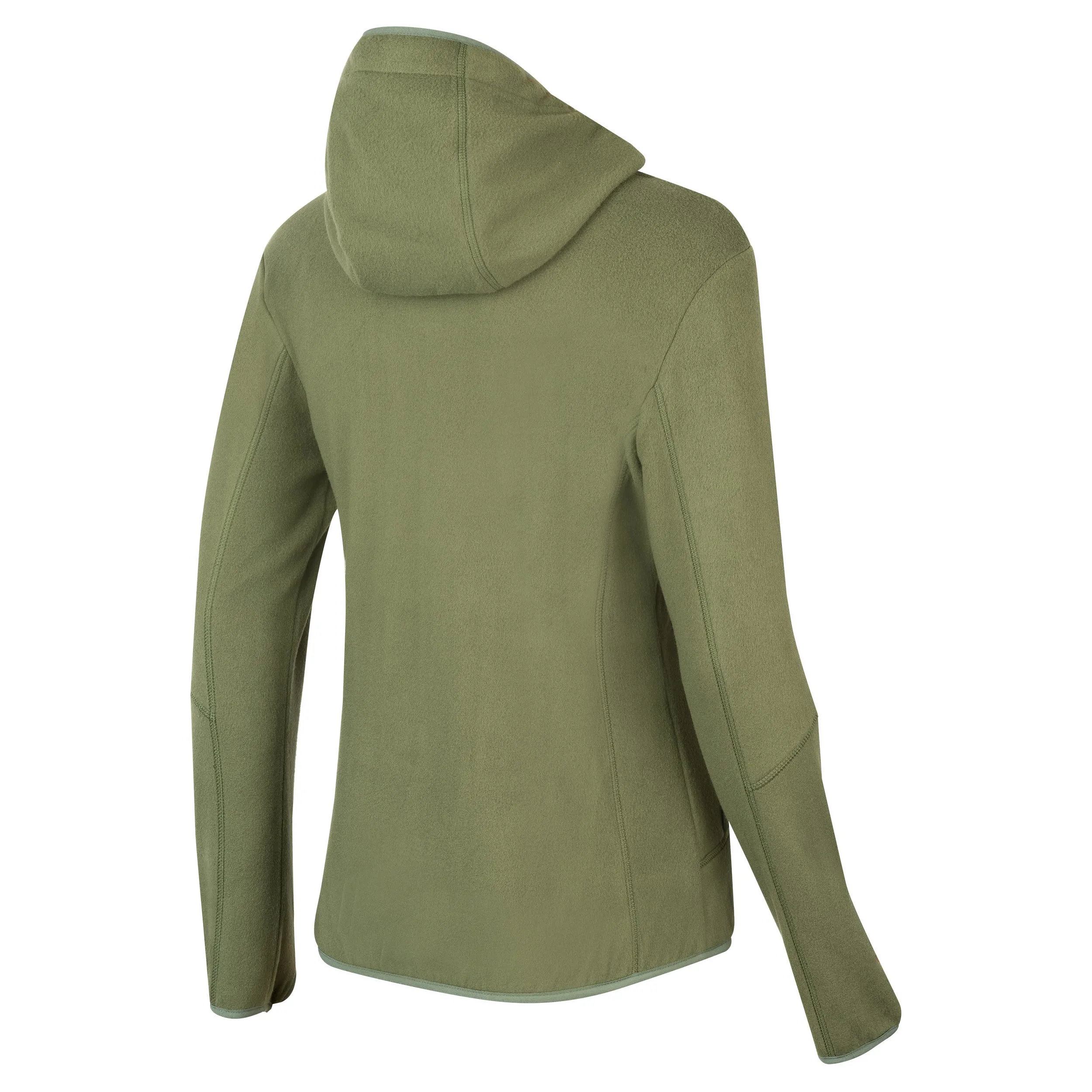 Polerón Polar Mujer New Balance Hoodie Verde