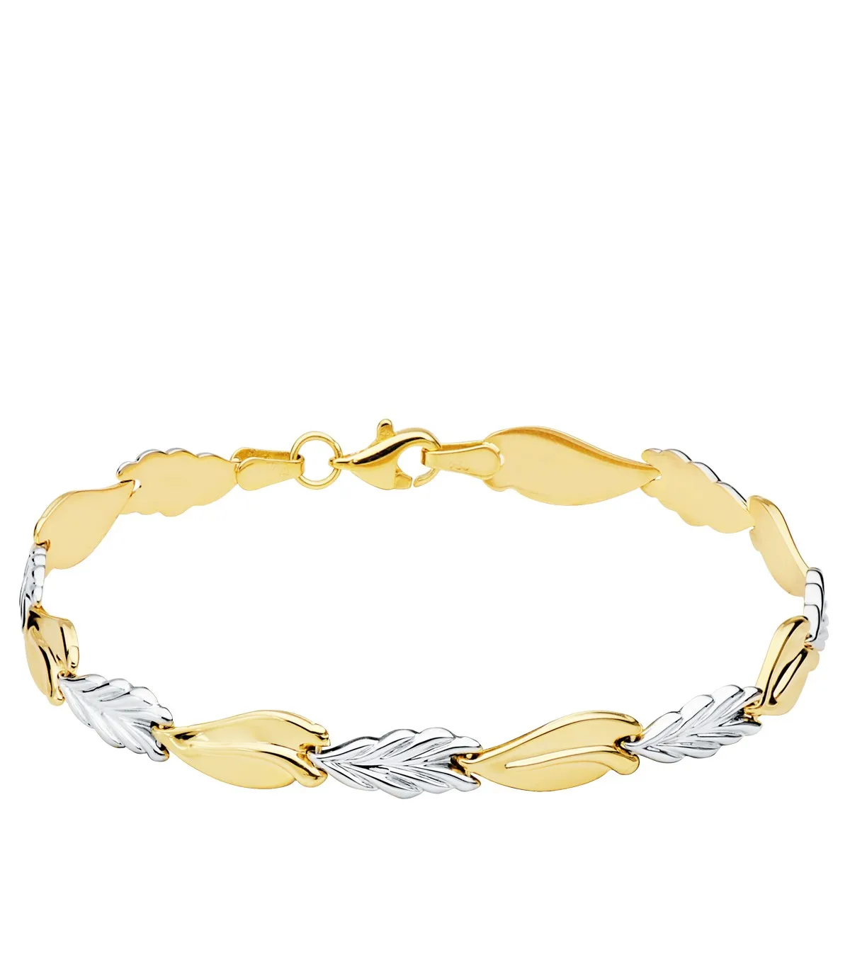 Pulsera Mujer Niamey Oro Bicolor 18K
