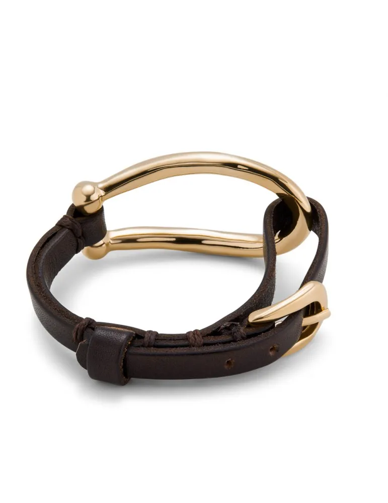 Pulsera Uno de 50 Bruh Dorada