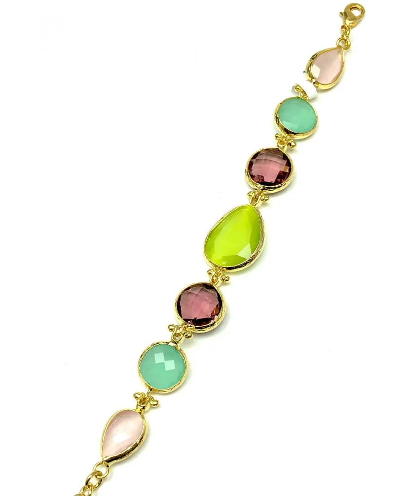 PULSERAS DE PIEDRAS EN PRECIOSOS TONOS PASTEL PARA TU VESTIDO