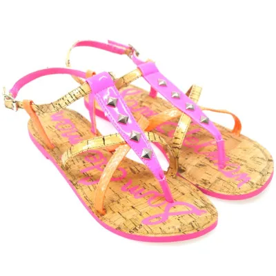 SAM EDELMANSandalia Tiras De Charol Coral Sam Edelman Gemma