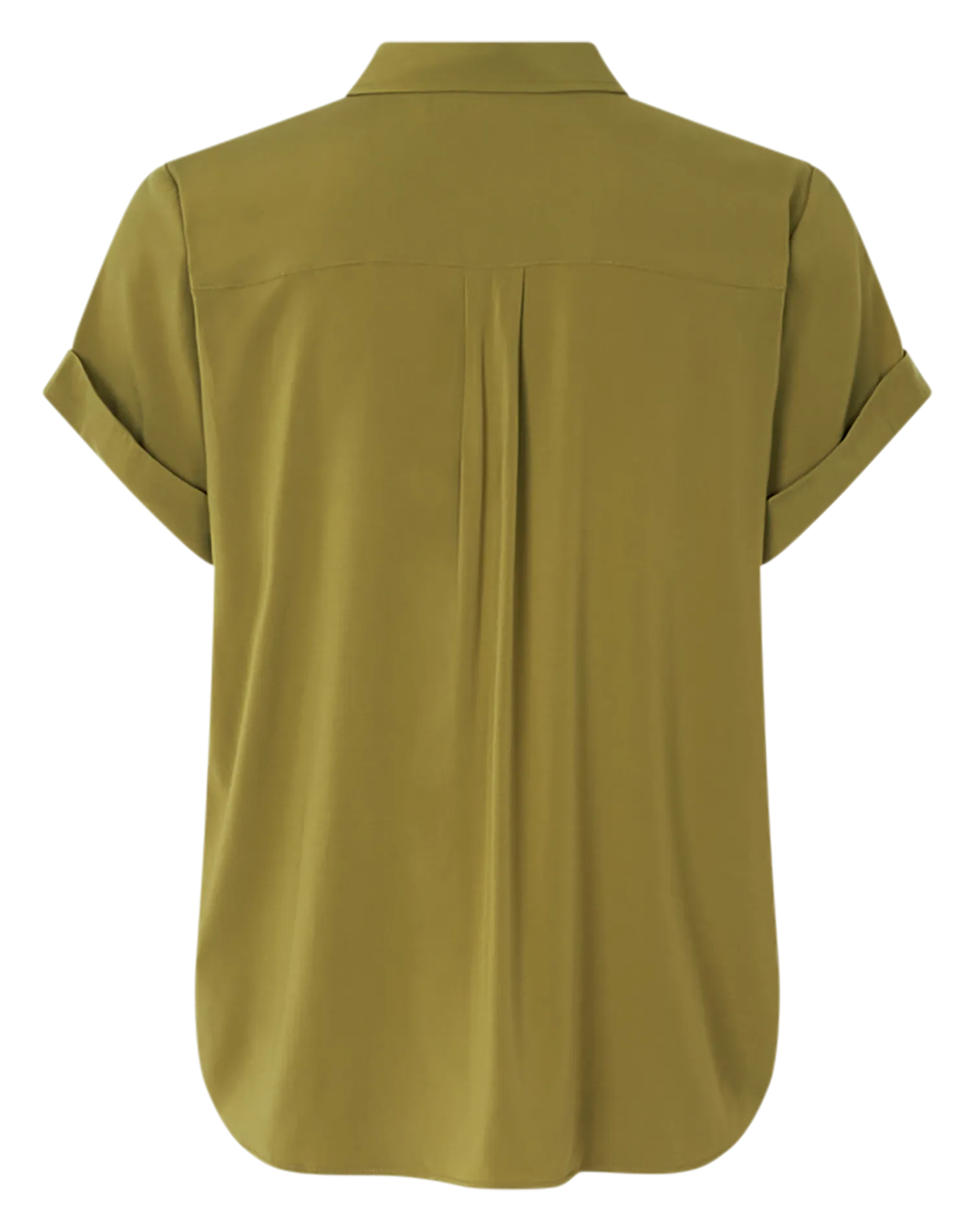 SAMSOE SAMSOE MAJAN  CAMISA HOLGADA CON CUELLO CLáSICO EN VERDE