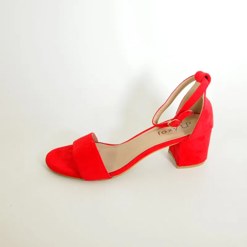 SANDALIAS DE VESTIR FOXY UP 1451789 ROJO