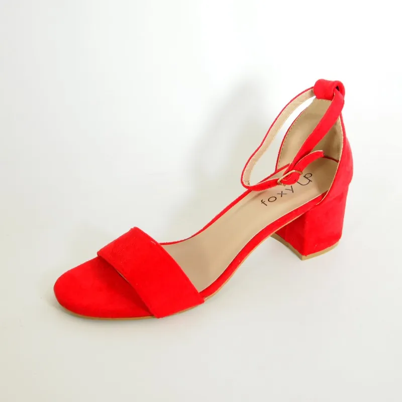 SANDALIAS DE VESTIR FOXY UP 1451789 ROJO