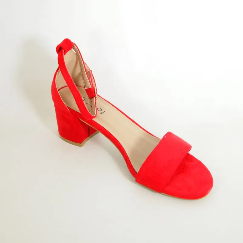 SANDALIAS DE VESTIR FOXY UP 1451789 ROJO