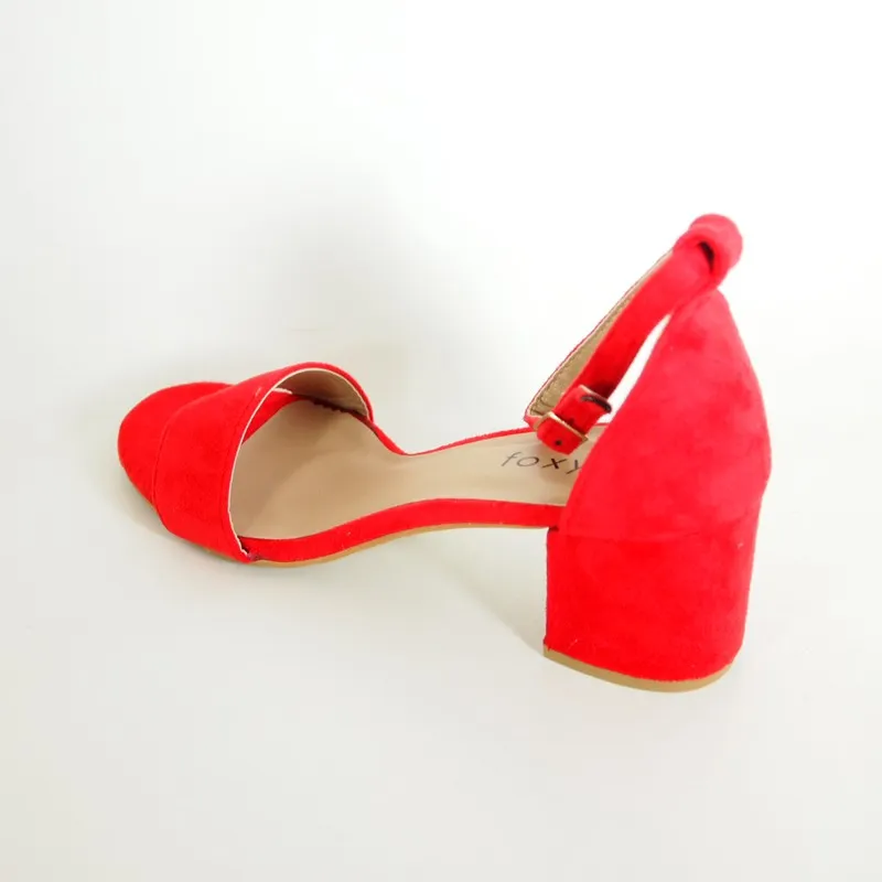 SANDALIAS DE VESTIR FOXY UP 1451789 ROJO