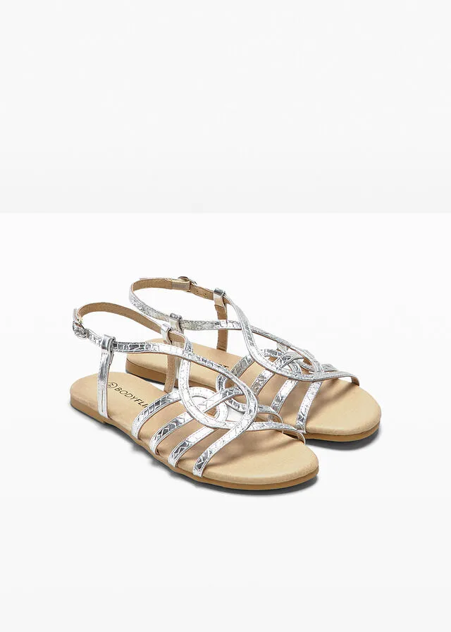 Sandalias Plata