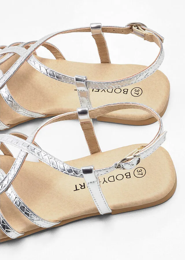Sandalias Plata