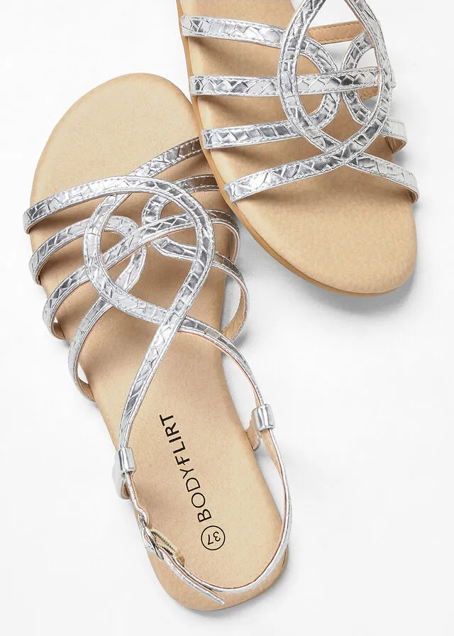 Sandalias Plata