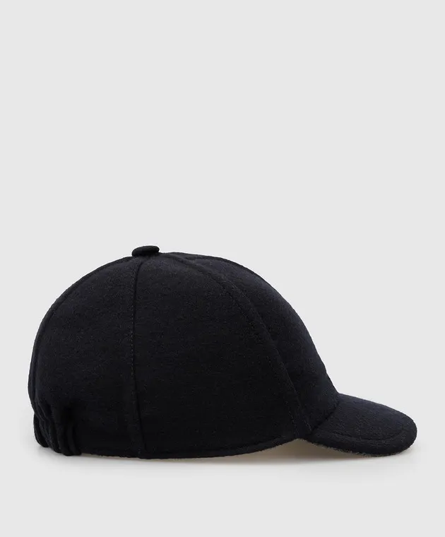 Stefano Ricci Children's cashmere cap with emblem