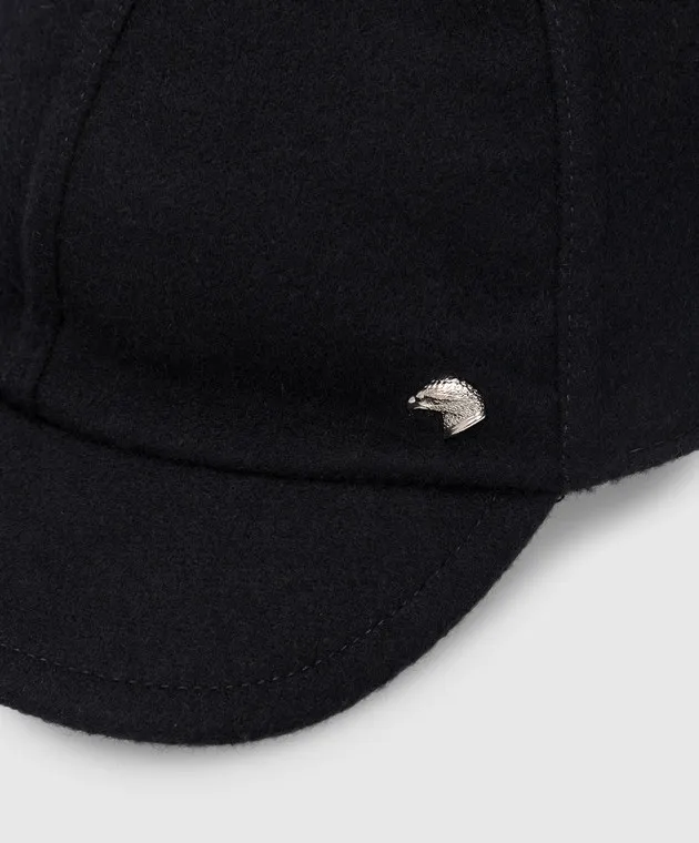 Stefano Ricci Children's cashmere cap with emblem