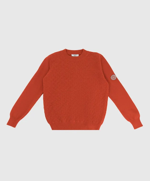 Stefano Ricci Patterned cashmere sweater for children
