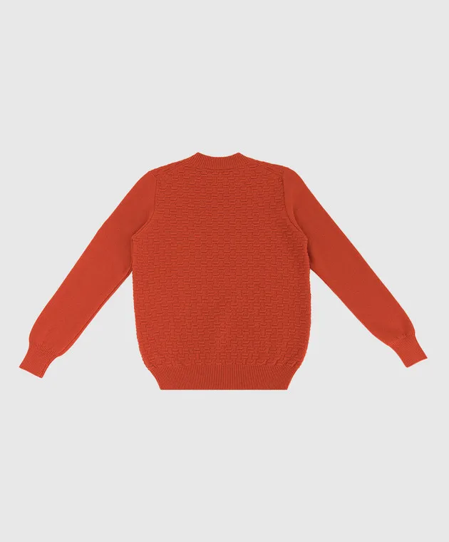 Stefano Ricci Patterned cashmere sweater for children